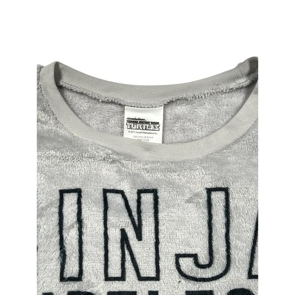 Teenage Mutant Ninja Turtles Junior’s Silvery Fleece Pull On Sweatshirt XL 15-17 - Picture 4 of 5